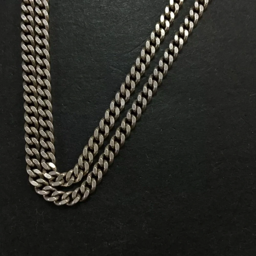 Authentic GUCCI Interlocking G Silver 925 Pendant Necklace
